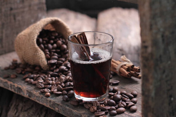 Coffee is a drink prepared from roasted coffee beans. Darkly colored, bitter, and slightly acidic, coffee has a stimulating effect on humans, primarily due to its caffeine content. It has the highest sales in the world market for hot drinks.