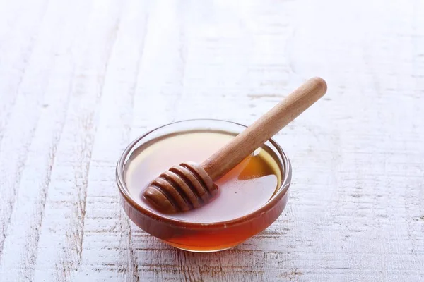 Reiner Honig Glas — Stockfoto