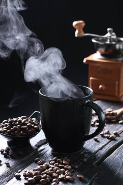 Coffee is a drink prepared from roasted coffee beans. Darkly colored, bitter, and slightly acidic, coffee has a stimulating effect on humans, primarily due to its caffeine content. It has the highest sales in the world market for hot drinks.