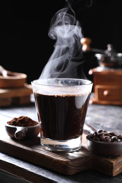 Ένας Κόκκος Καφέ Είναι Ένας Σπόρος Του Φυτού Coffea Και — Φωτογραφία Αρχείου