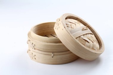 Bambu paspas beyaz arkaplanda izole