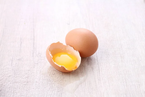 Яйце Сире Яскравому Фоні — стокове фото