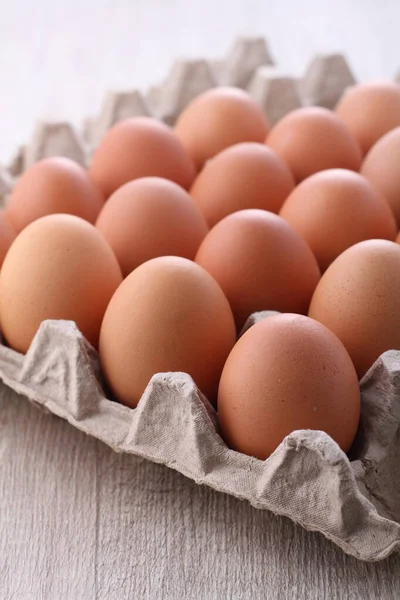 Images Egg Raw Bright Background — Stock Photo, Image