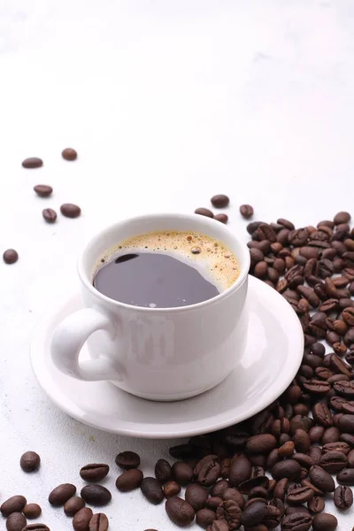 Kahve ve kahve çekirdeği. 