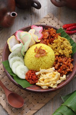 Lezzetli Asya yemeklerinin yakın görüntüsü