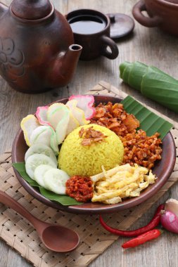 Lezzetli Asya yemeklerinin yakın görüntüsü