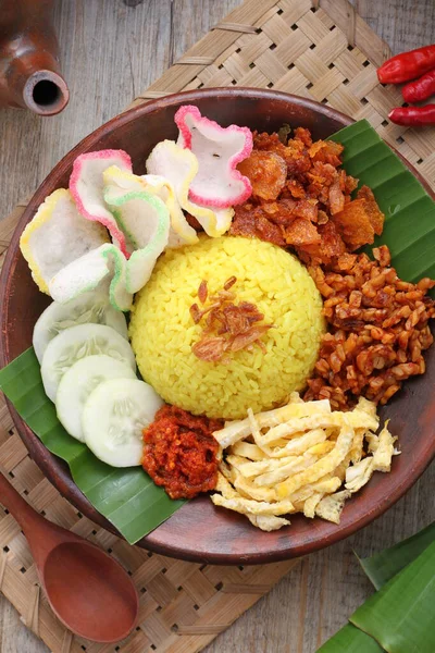 Fried Rice Pork Vegetables — Stock Photo, Image