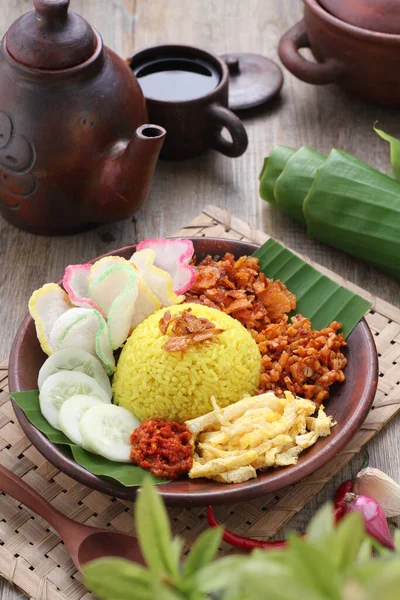 Traditionelles Chinesisches Essen Reis Und Tee — Stockfoto