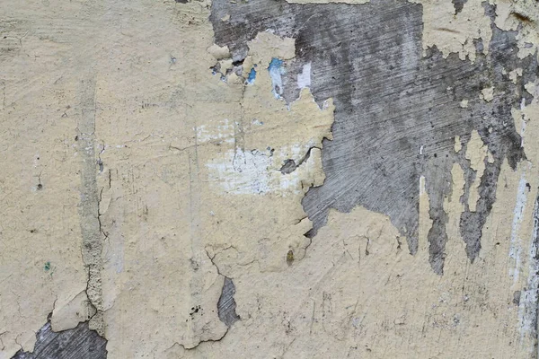 Gebarsten Oude Betonnen Wand Textuur — Stockfoto