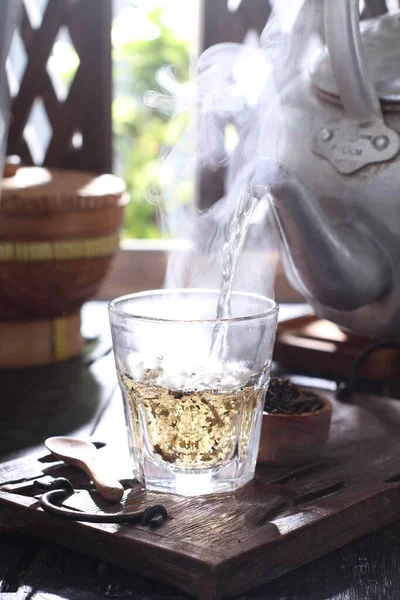 Teaszertartás Ital Ital — Stock Fotó