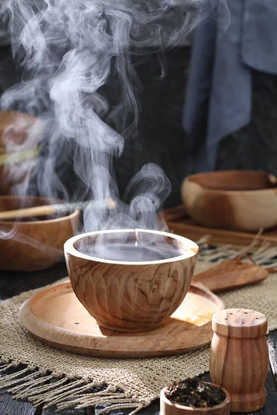 Tradycyjna Chińska Ceremonia Filiżanką Herbaty — Zdjęcie stockowe