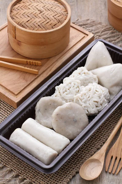Coréen Nourriture Riz Traditionnel Riz Gluant Riz Gluant Gâteau Riz — Photo