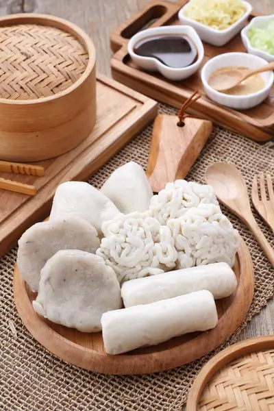 Korejské Tradiční Jídlo Tricepuffs Rýže Gangy Gangk Rýže — Stock fotografie