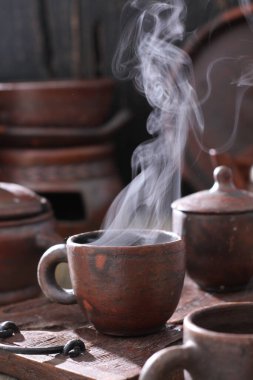 Bir fincan çay yakın çekim 