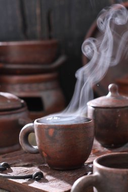 Çay, içecek, içecek ve çaydanlık. 