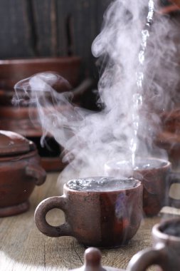 Çay seremonisi, içecek içecek içecek ve içecek 