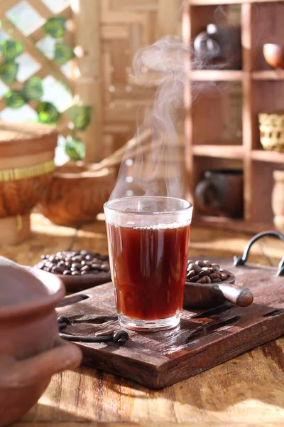 Горячий Чай Корицей Медом — стоковое фото