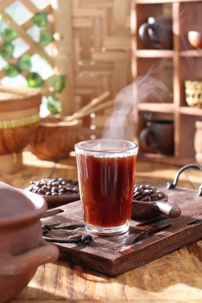 Gorąca Herbata Przyprawami Gorącym Napojem — Zdjęcie stockowe