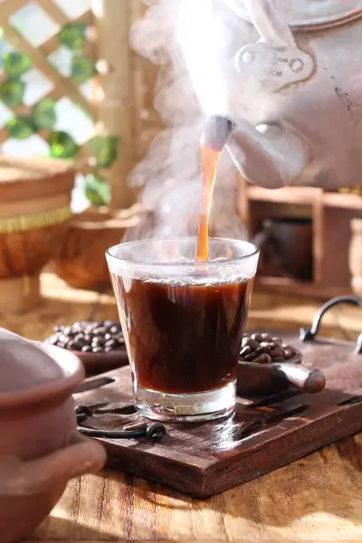 Турецкий Кофе Чай — стоковое фото