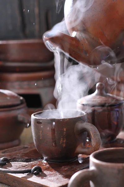 Teaszertartás Hagyományos Ital — Stock Fotó