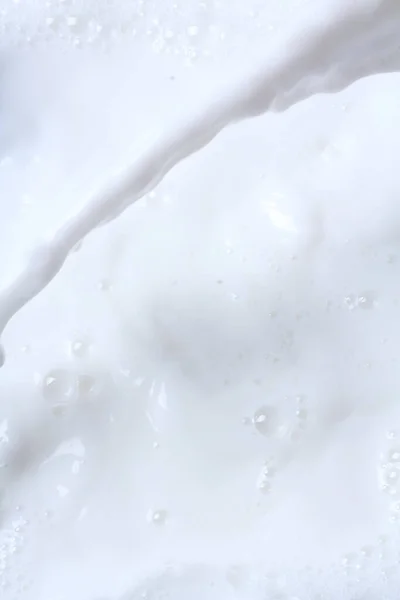 Сльози Білого Молока Вид Зблизька Макро Постріл — стокове фото