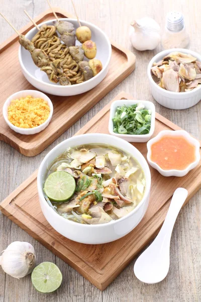 Tayland Yemeği Baharatlı Köri Çorbası Tayland Yemeği — Stok fotoğraf