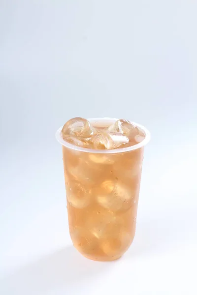얼음이 유리잔에 아이스 — 스톡 사진