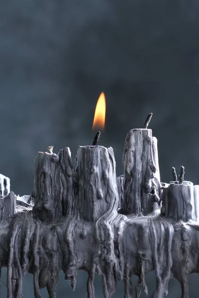 Palavan Kynttilän Renderöinti Mustalla Taustalla — kuvapankkivalokuva