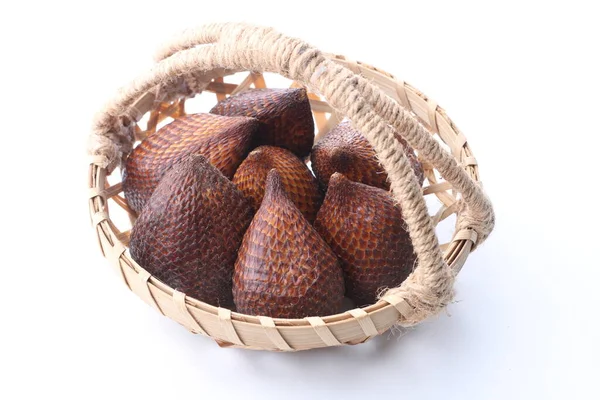 Salak Fruit Commonly Called Snake Skin Fruit Sweet Sour Taste — Stock Photo, Image