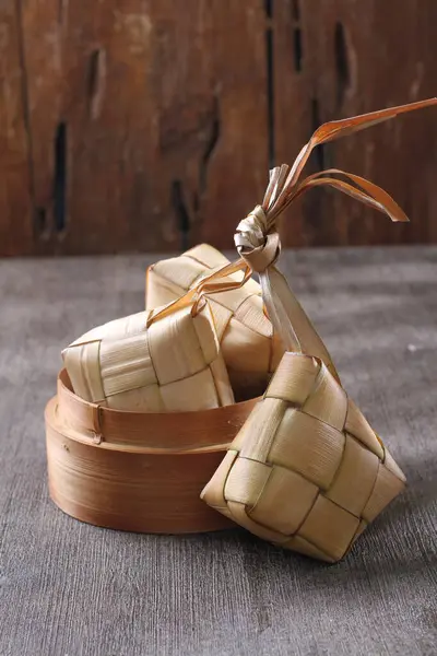 Dumpling Vapor Chino Con Bambú — Foto de Stock