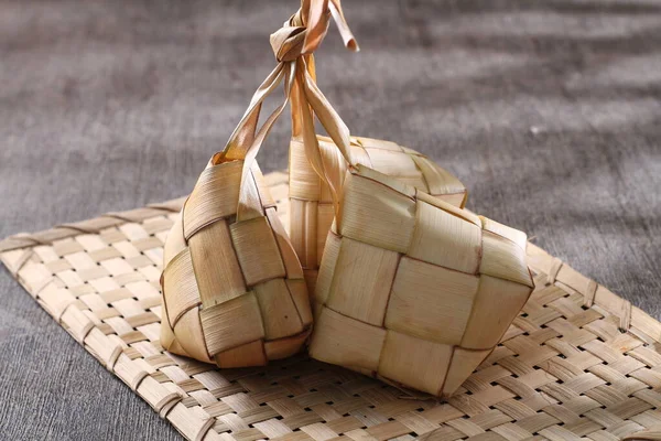 Rýžový Knedlík Tradiční Asijské Jídlo Rýžový Koláč — Stock fotografie