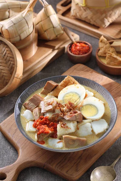 Kore Geleneksel Pirinç Keki Çorbası Olicee Tteokbokki — Stok fotoğraf