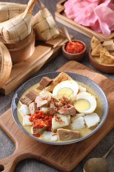 Korean Style Food Tricerice Cake Tinok Rice Soup Glutinous Rice — Stock Photo, Image