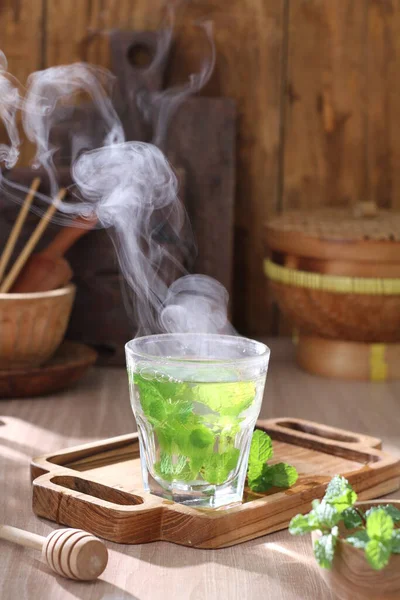 Herbata Matcha Lodem — Zdjęcie stockowe