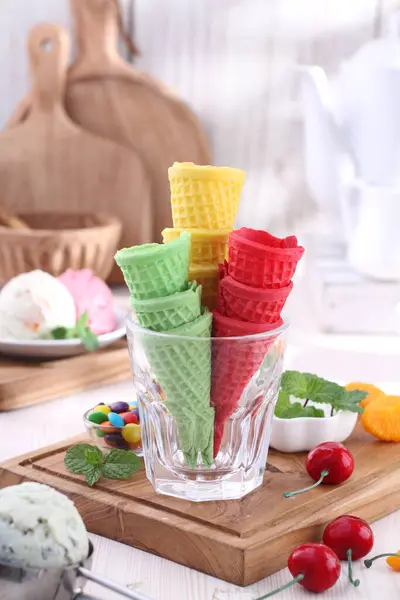 Masada Nefis Renkli Şekerler Yakın Plan — Stok fotoğraf