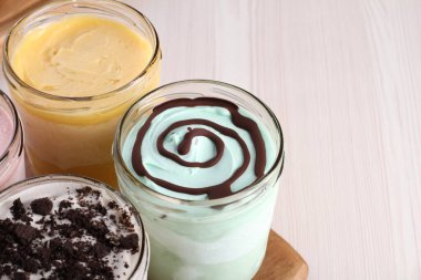 Çikolatalı lezzetli milkshake.