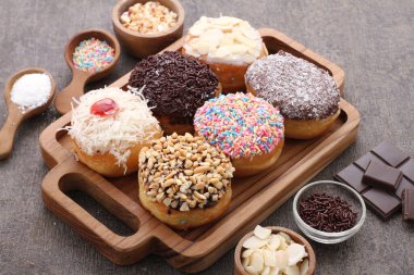 lezzetli donuts ürün yelpazesine