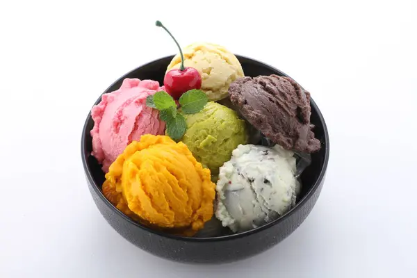 Diverse Van Kleurrijke Crème — Stockfoto