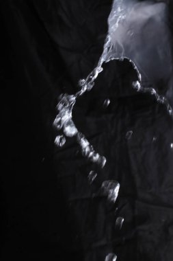 Siyah ve beyaz desenli soyut arkaplan