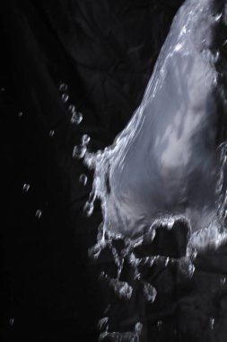 Su damlalarıyla soyut arkaplan