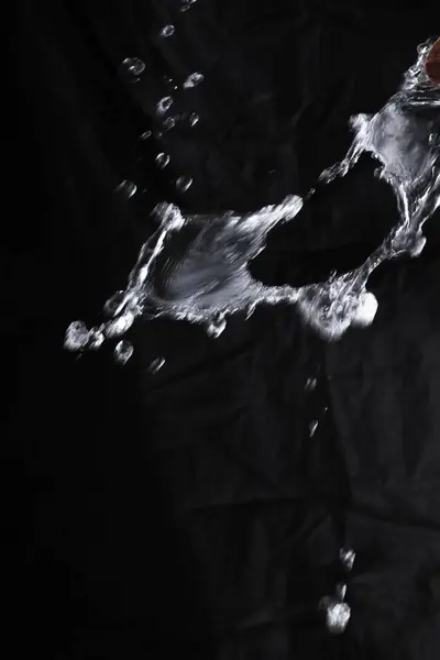 Spatten Druppels Het Water — Stockfoto