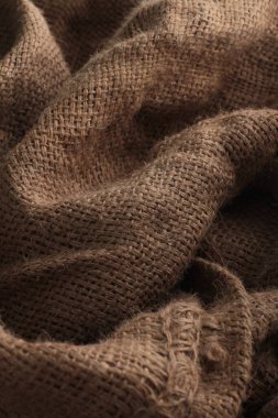 kahverengi kumaşın dokusu.