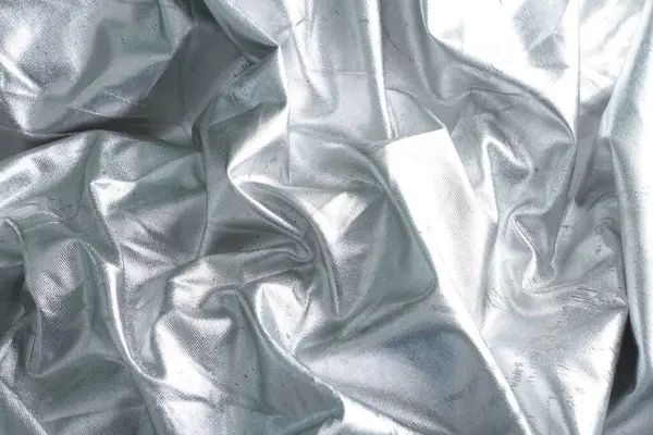Crumpled Foil Background Texture — Stock Photo, Image