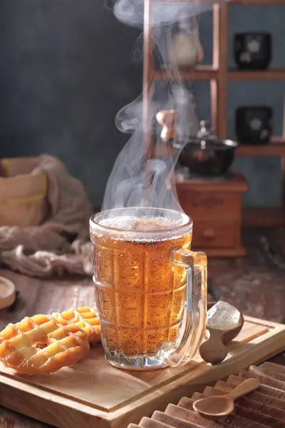 Hot Tea Table — Stock Photo, Image