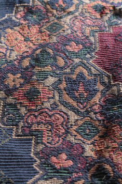 Renkli halı dokusu. görünümü kapat