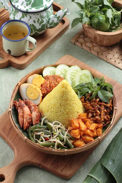 Comida Indonesia Deliciosa Frita — Foto de Stock