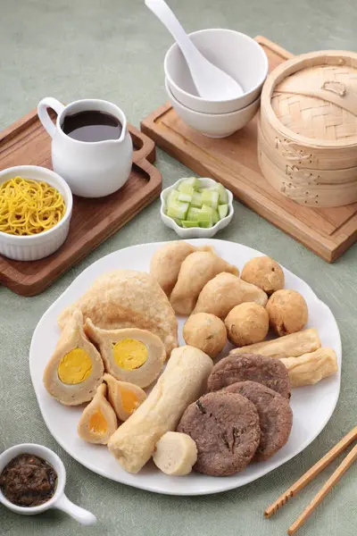 Nourriture Chinoise Nourriture Chinoise Traditionnelle Dans Bol Avec Riz Des — Photo