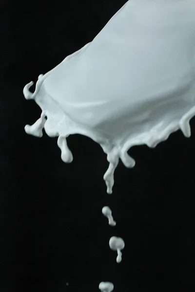 Spritzer Weißer Milch — Stockfoto