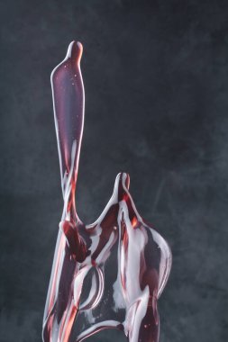 Buz ve buz dokusuyla soyut arkaplan