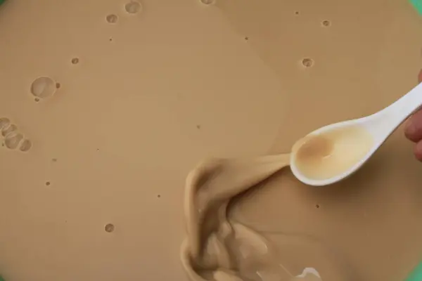Milk Splash Milk Pool — Stock Photo, Image